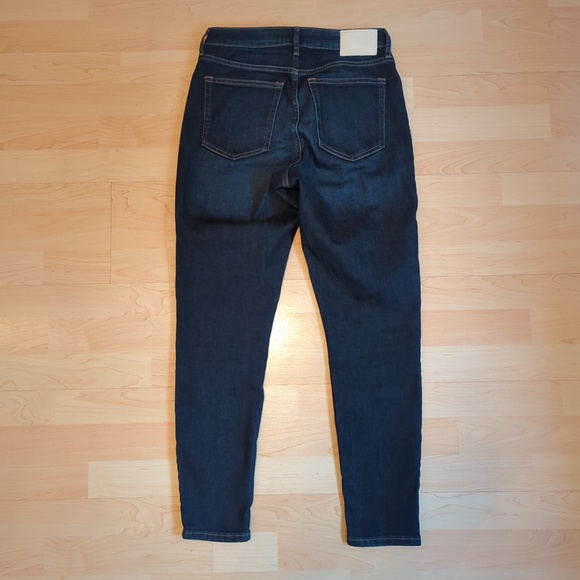 Everlane The Curvy High-Rise Crop Skinny Jean Dark Wash - Picture 5 of 12